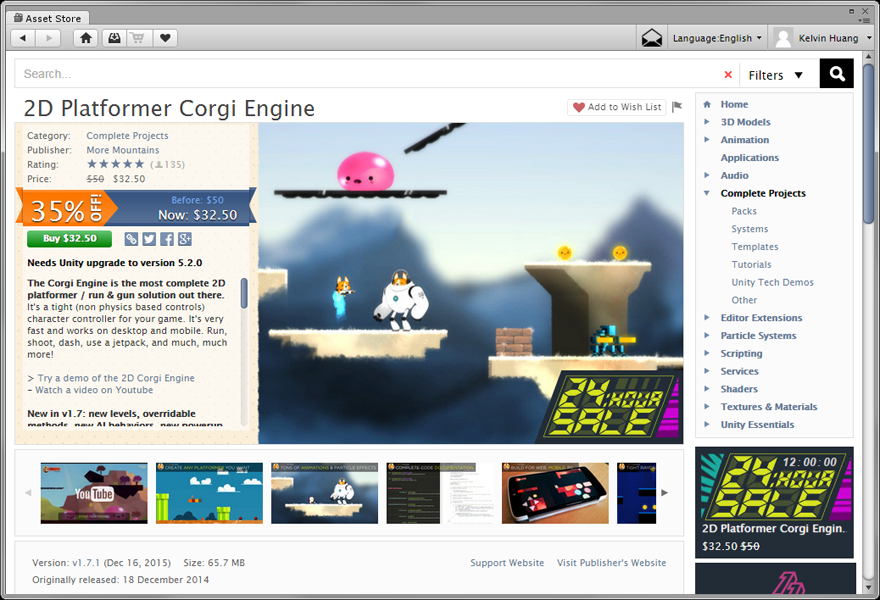 Corgi Engine - 2D + 2.5D Platformer - Free Download